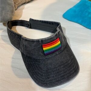 pride rainbow visor hat